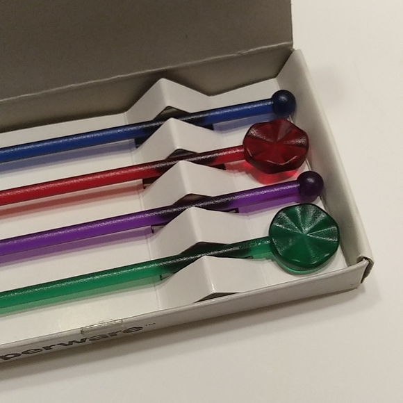 Tupperware Sheerly Elegant swizzle sticks - Picture 3 of 5